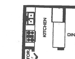 Two bedroom floor plan